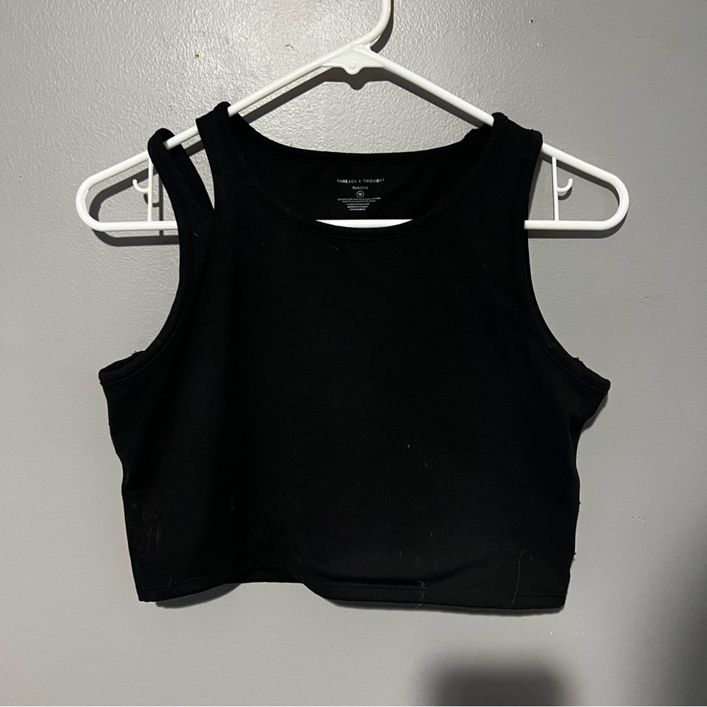 Threads 4 though cutout crop tank